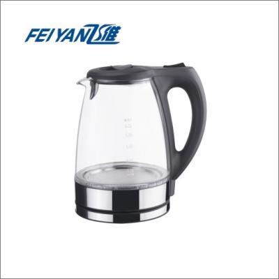 China 360 Degree Base FeiYan FY-788 1.7L Rotation Glass Kettle for sale