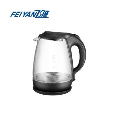 China 360 Degree Rotation Glass Base FeiYan FY-388 1.7L Electric Kettle for sale