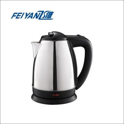 China 360 Rotation FeiYan FY-2010C 360Degree Stainless Steel Electric Kettle 1.8L 220-240V 1850-2200W Degree Base for sale