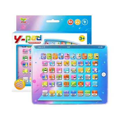 China Musical English Teaching Machines Play Pad Touch Screen Tablets Educational Toy Kids With Music Lights for sale