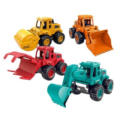 China Friction Powered Friction Powered Toy Construction Excavator Cars Vehicles Gift For Children Educational Toys 4 Styles for sale