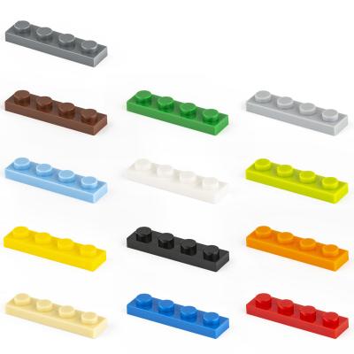 China Building toy NO.3710 electroplate 1 x 4 DIY plastic technic building block push back educational toys (100g/bag) about 150 pieces for sale