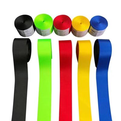 China Customized high quality bags ribbon environmental protection color car seat belt polyester ribbon pp tape for sale