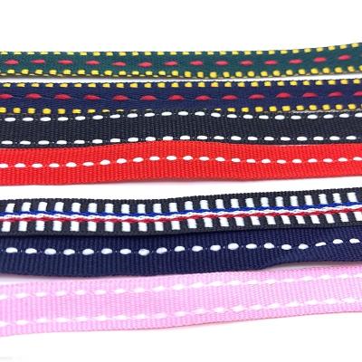 China Bags Wholesale Custom Ribbon Printing Pattern Size Custom Polyester Woven Belt PP Woven Belt For Garment Bags for sale