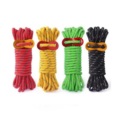 China Durable Braided Ropes 1mm-20mm, 3mm/4mm/10mm/16mm PP/Polyester/Nylon Braided Rope for sale