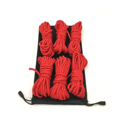 China Activity Rope Camping Climbing Mulrifuncrional High Quality Reflective Rope for tent campingreflective rope rope tension device for sale