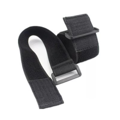 China Durable High Quality Black Hook Loop Cable Ties Reusable Tied Straps Cable Strap Belt for sale