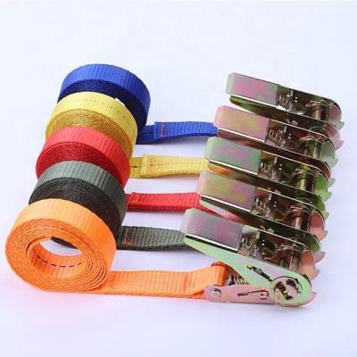 China High Tenacity High Level Buckle Link Down Cargo Lashing Ratchet To Tension Hookless Belt for sale