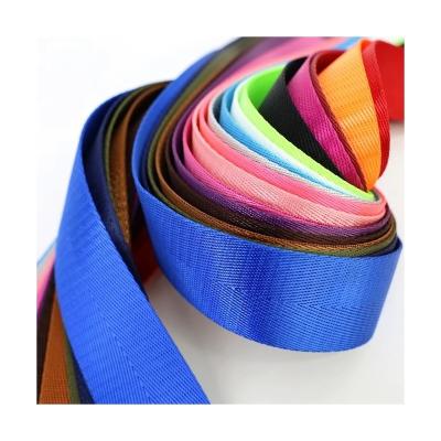 China 20 25 50mm width viable webbing and strapping belt backpack nylon with twill belt polyester satin herringbone ribbon for sale