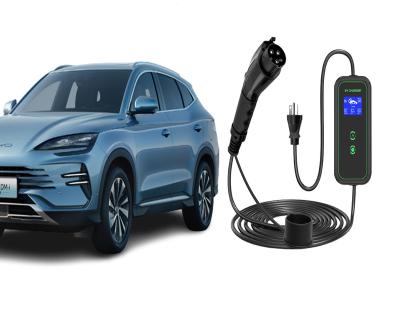 China Portable Electric Vehicle Charger SAE J1772 EV Plug Charging Station with 25ft Copper Cable EV16A01US for sale