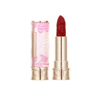 China Factory Wholesale Waterproof Valentine's Day Cut Out Embroidery Lipstick Kit Gift Box Chinese Style Lipstick Makeup for sale