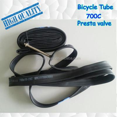 China BMX 700C road bike tube presta valve bicycle tube road bike inner tube for sale