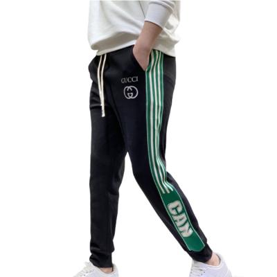 China High Quality Soft Wearing Fleece Various Stripe Custom Jogger Pants For Men for sale