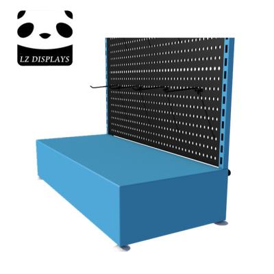 China For Hanging Hooks Factory Pegboard Metal Display Manufactured Supermarket Shelving For Retail Store for sale