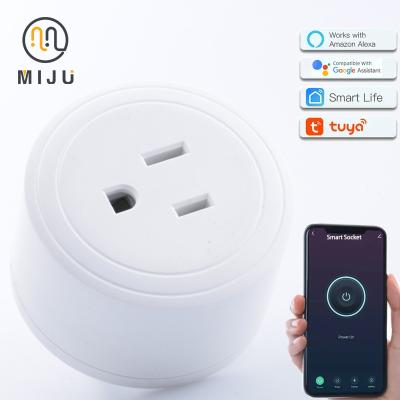 China US Tuya Smart Home WiFi Socket Remote Control Socket Residential/Multi-Purpose Mobile Phone APP with Alexa Voice Control Schedule for sale