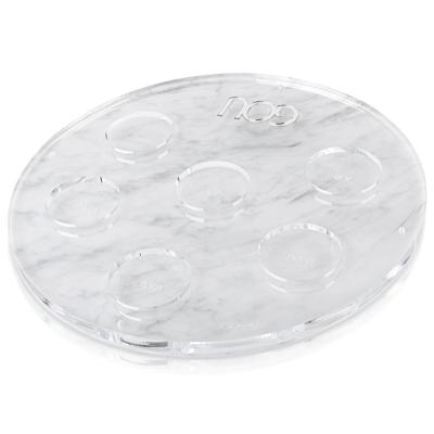 China Morden Lucite U Seder Dish For Pesach Acrylic Marble Seder Dish For Passover for sale