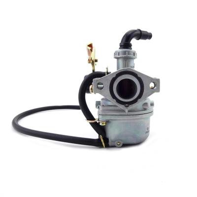 China Aluminum PZ19 PZ 19mm CARBURETOR CARB FOR KAWASAKI 50CC 70CC 90CC 110CC 125CC ATV DIRT BIKE ATV CABLE BOARDS KART ROKETA SUNL CARB for sale