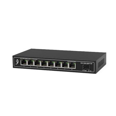 China Black Full Metal 9 Port Gigabit Network Switch For Gaming 190(L)*100(W)*28(H)mm for sale