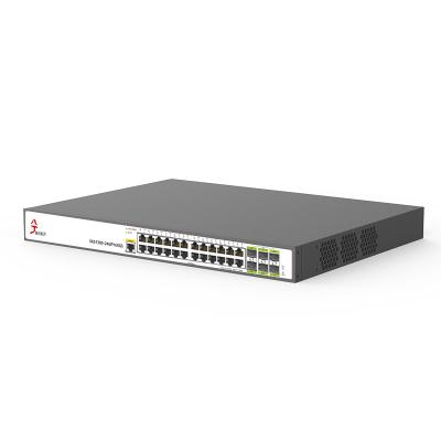 China LACP SNMP VLAN 30 Port Gigabit Ethernet Data Center Managed Fiber Network Switch for sale