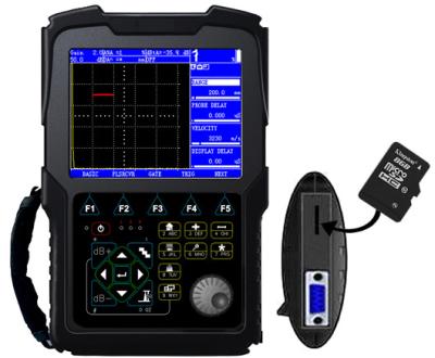 China Sd-Karten-tragbarer Ultraschallfehler-Detektor ein Scan FD600 des Scan-B lärmarm zu verkaufen