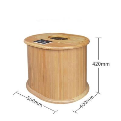 China Massage Function Household Health Foot Bath Dry Steamed Wooden Barrel for sale