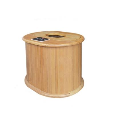 China Bath Electric Automatic Heating Foot Massager Barrel Household Foot Massager Thermostatic Wooden Barrel for sale