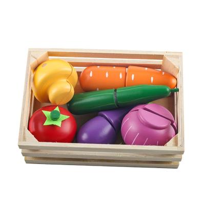 China Hot Selling Lovely China Supplier Cutting Vegetables Play Mini Kids Kitchen Toy Play House Game Cooking Set for sale