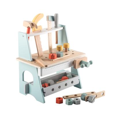 China Hot Selling Safety China Supplier Tool Bench Toy Tool Engineer Baby Toy Tool Box Set For Boy Play for sale