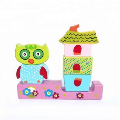 China Cartoon Toy New Arrival Owl Animals Wooden Magnetic Puzzle Toy For Children for sale