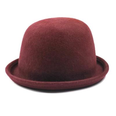 China Character Vintage Ladies Fedora Hat Red Thrower Hat Women for sale