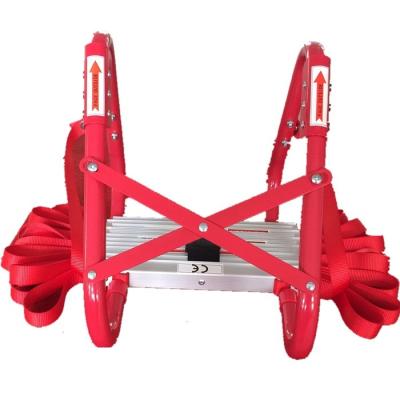 China Folding Ladders CE 13 Foot Stable Foldable Lightweight Folding Ladder Aluminum Telescopic Floor 2 for sale