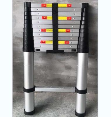 China Telescopic Ladders 3.8M/12.5FT Aluminum Telescopic Ladder With With Fold Former for sale