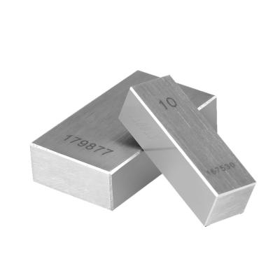 China 1Pcs GCr15 Gauge Block GCr15 Gauge 10mm 20mm 30mm 50mm Square Steel Calibrated Block for sale