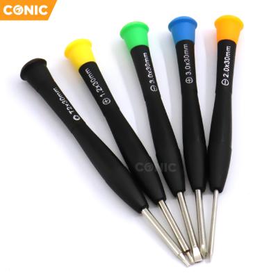 China Cr-v Wholesale Chrome Vanadium Steel Precision Mini Screwdriver Repair Tool Phillips Torx Slotted Screwdriver for sale