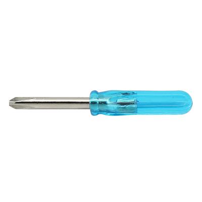 China Factory direct sales Phillips flat-blade plastic screwdriver with crystal handle mini screwdriver for sale