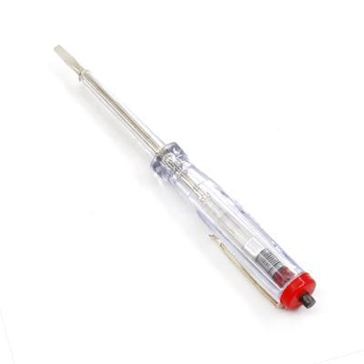 China Carbon steel+AS Housing Premium Quality Electrican Voltage Test Screwdriver Pen Voltage Tester Detector for sale