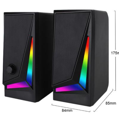 China Phone Operate Hot Selling Multimedia Manufacture Small Portable Subwoofer Mini Computer Laptop Wired Pc Speaker for sale