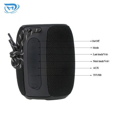 China AirPlay Version High Quality Black Wireless Built-in Microphone Portable Outdoor Speakers for sale