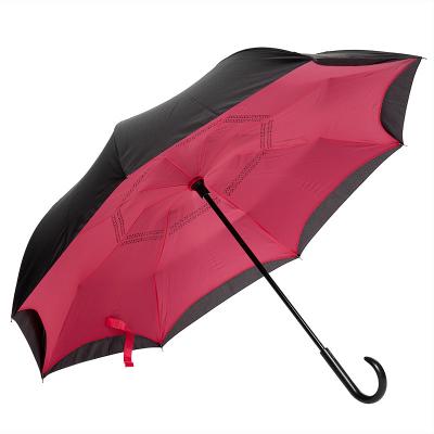 China All In 1 Custom Umbrellas Inverted Umbrellas Inverted Handle Manual Sombrillas Reverse Umbrella J for sale