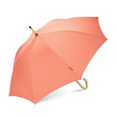 China Topumbrella Easy Open Multicolor Classic Best Wooden Windproof Upright Umbrella for sale