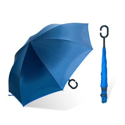 China Custom Inverted Double Layer Umbrella Umbrella Double Layer Car Inverted Umbrella for sale