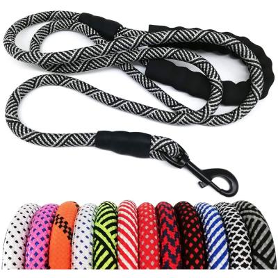 China Custom Design Padded Leashes All In One Retractable Rising Extendable Dog Running Slip Rope Dog Leash for sale