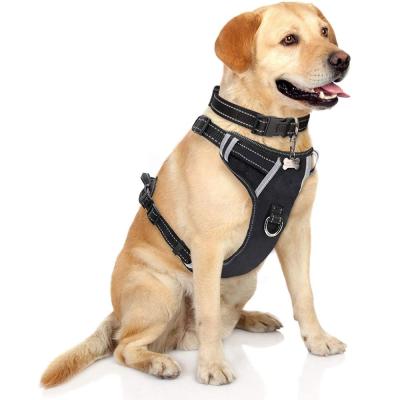 China Quick Release Padded Adjustable Dog Vests, Reflective Breathable Dog Harness for Small Medium Large Dogs for sale