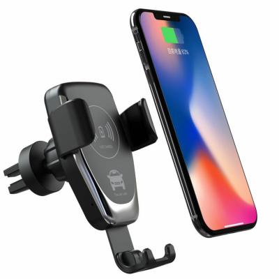 China Mobile Phone 10W Fast Charging Wireless Charger 2 in 1 Mobile Phone Mount Holder Car Wireless Charger for sale