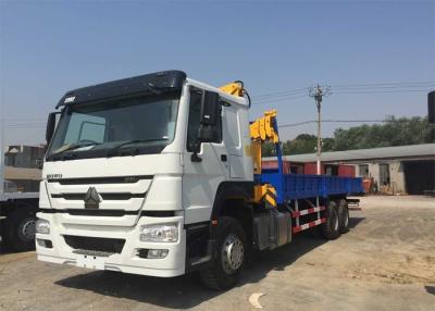 China El camión del cargo 12T montó el tipo de impulsión de la grúa 6x4 10 motor de la rueda 290HP en venta