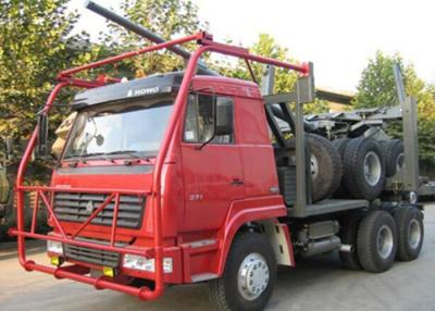 China High Performance Timber Truck , 12.00R20 Tire 50 Ton Heavylog Truck Trailer for sale