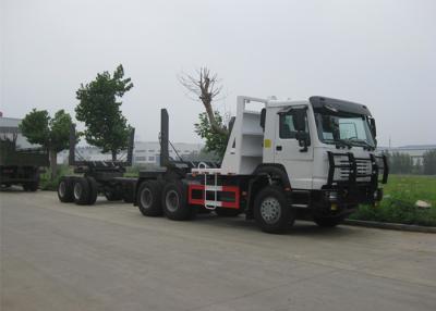 China LHD Steering Log Loader Truck , 6x4 336HP Log Carrier Truck 75km/H Max Speed for sale