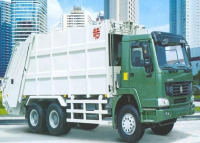 Chine camion de compacteur d'ordures de 6x4 LHD/RHD, camion de collection de déchets de la cabine HW70 à vendre