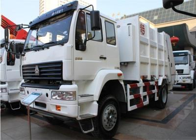 China la recolección de basura de 4x2 HOWO acarrea el motor 266HP volumen de 10 metros cúbicos en venta