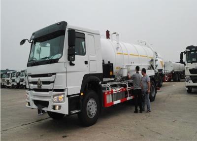 China camión de la limpieza de la alcantarilla 6x4, camiones inútiles sépticos de LHD/de RHD para la limpieza de la ciudad en venta